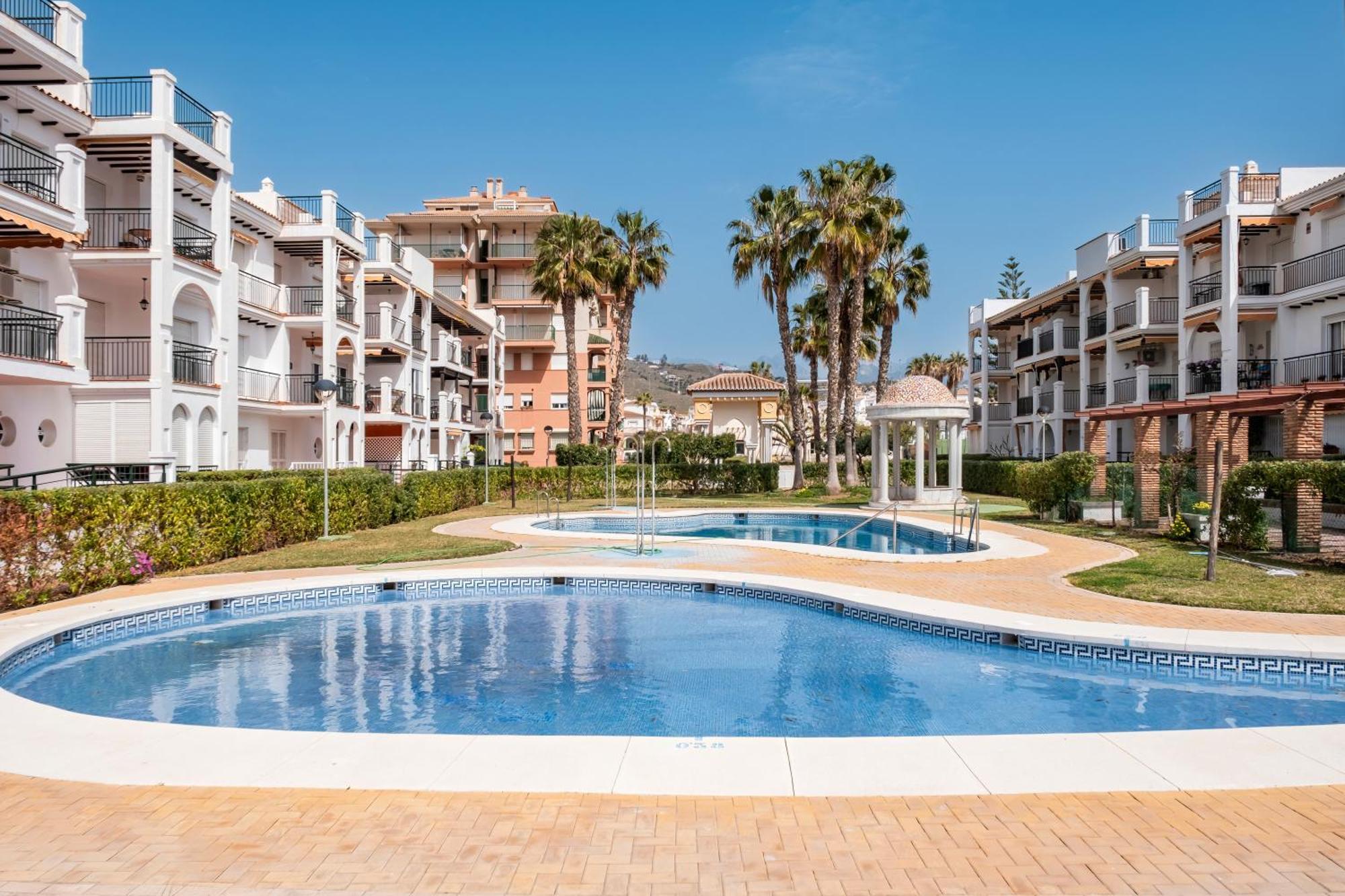 Beachfront Apt Torrox Costa Esterno foto