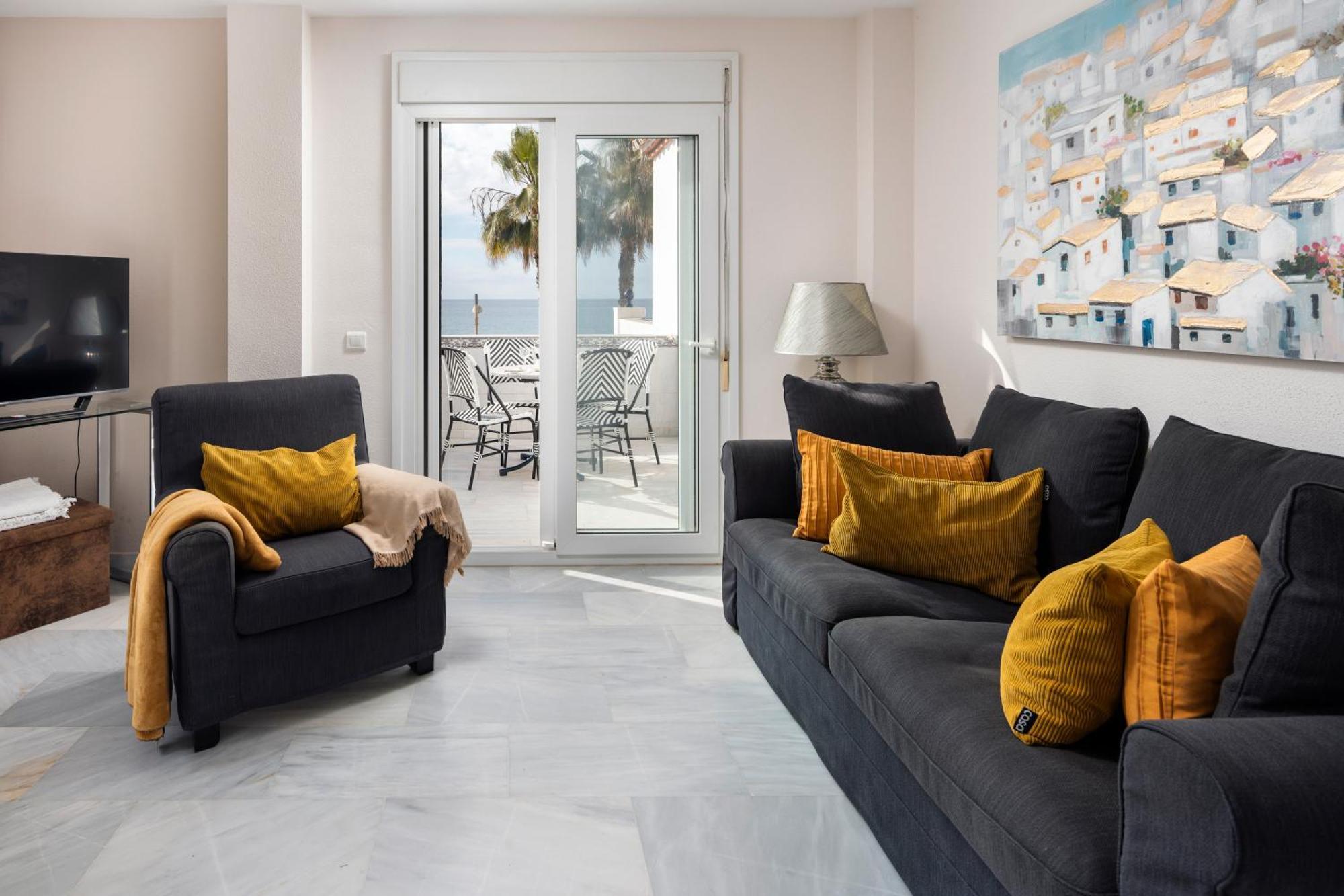 Beachfront Apt Torrox Costa Esterno foto