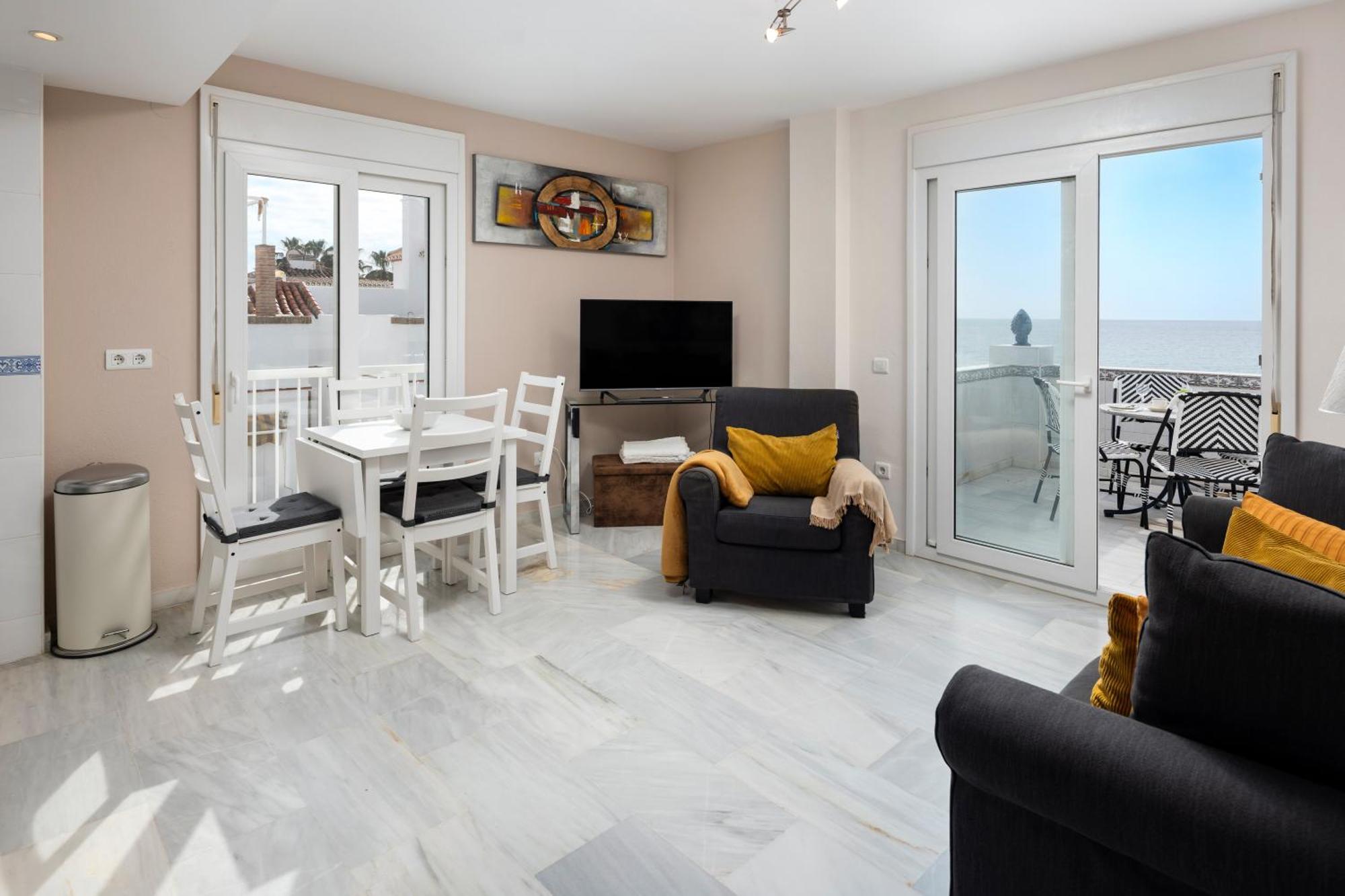 Beachfront Apt Torrox Costa Esterno foto